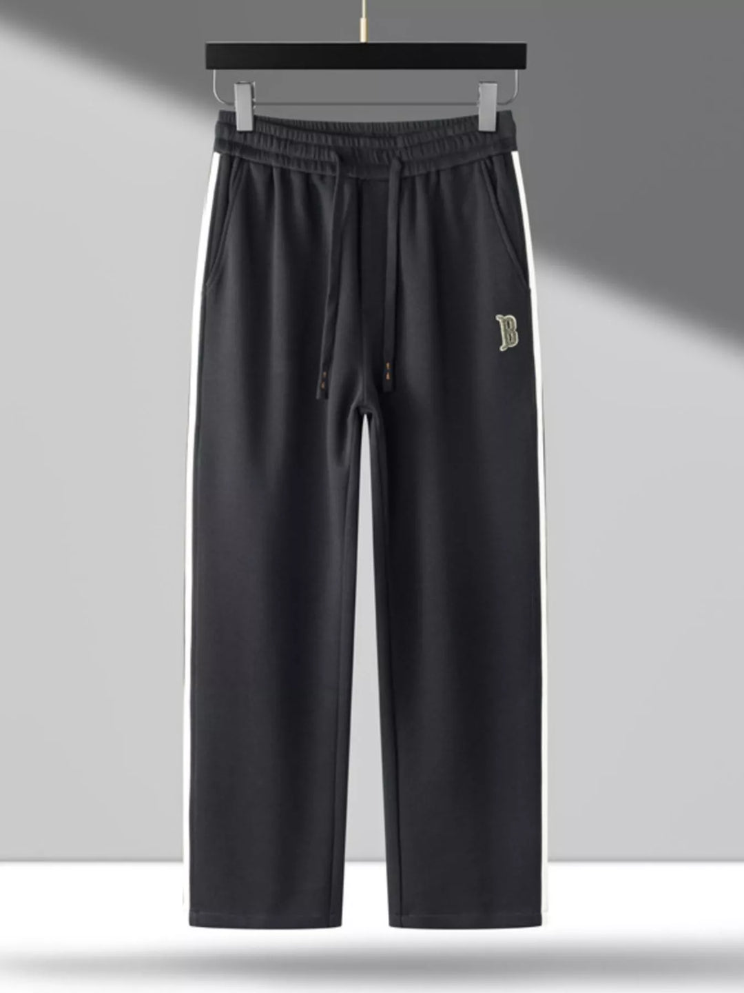 Men's Side Striped Casual Drawstring Pants