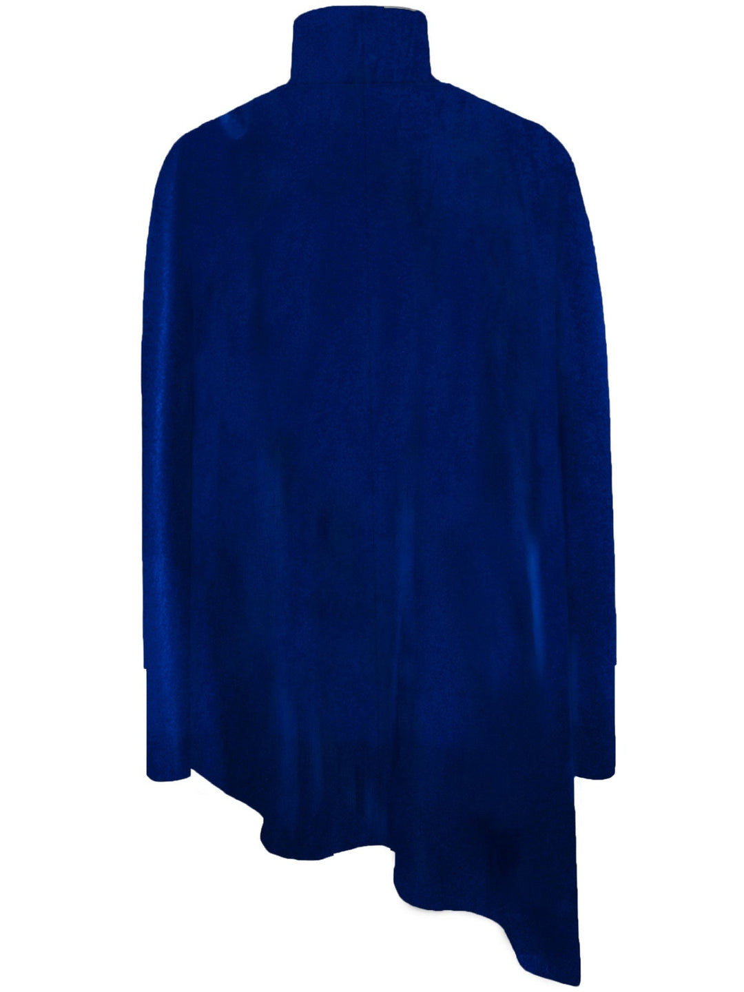 Elegant Turtleneck Asymmetric Hem Top