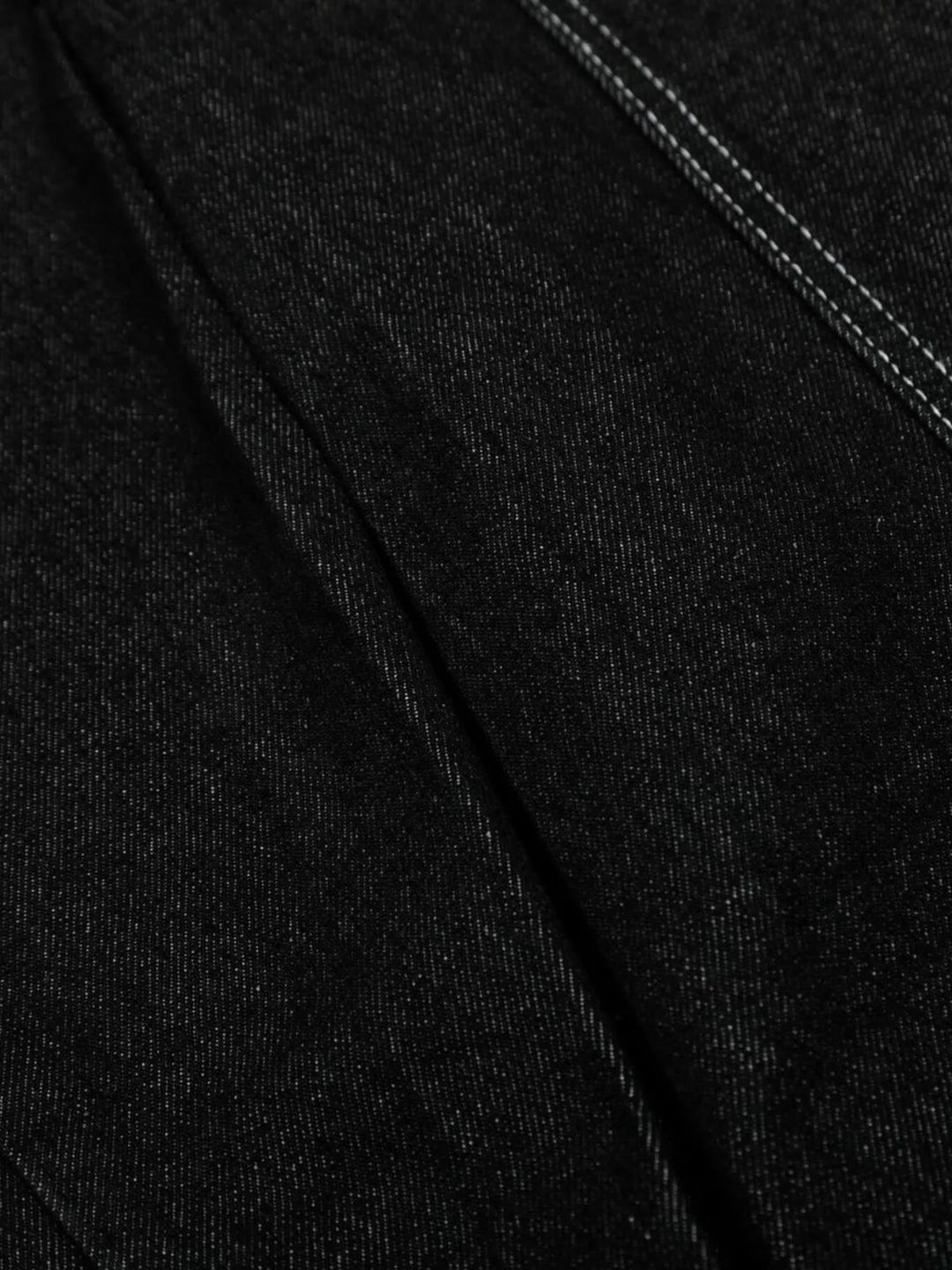 Men's Wide-Leg Jeans with Contrast Stitching