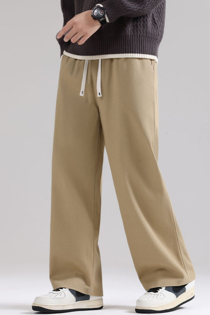 Men's Plus Size Relaxed Fit Drawstring Pants