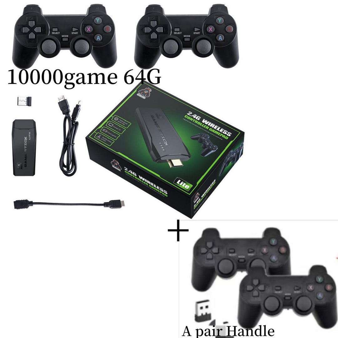 M8 Tv Mini Hd Wireless Arcade Joystick Double Fc Game Console Family U Bao Game Console Ps1