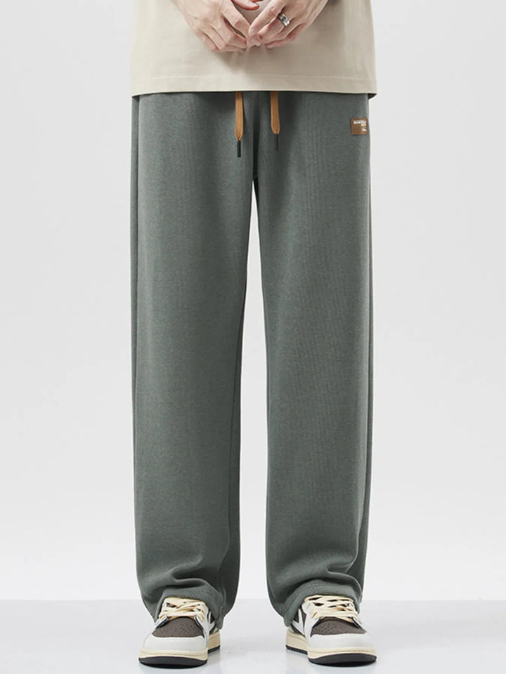 Men's Full Size Drawstring Wide Leg Pants Plus Size
