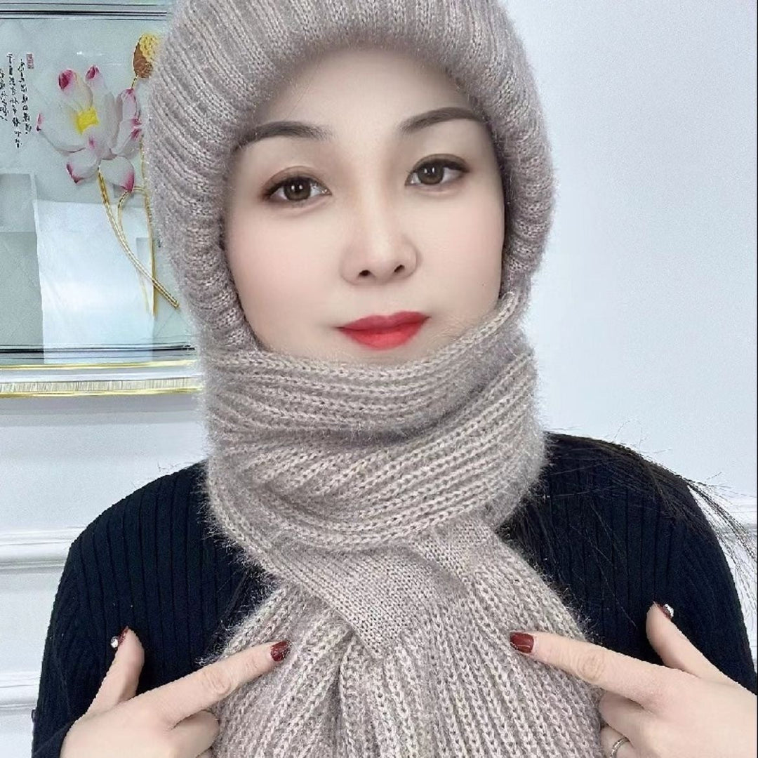 Hand-knitted Stylish And Versatile Outdoor Cold And Wind-proof Hat