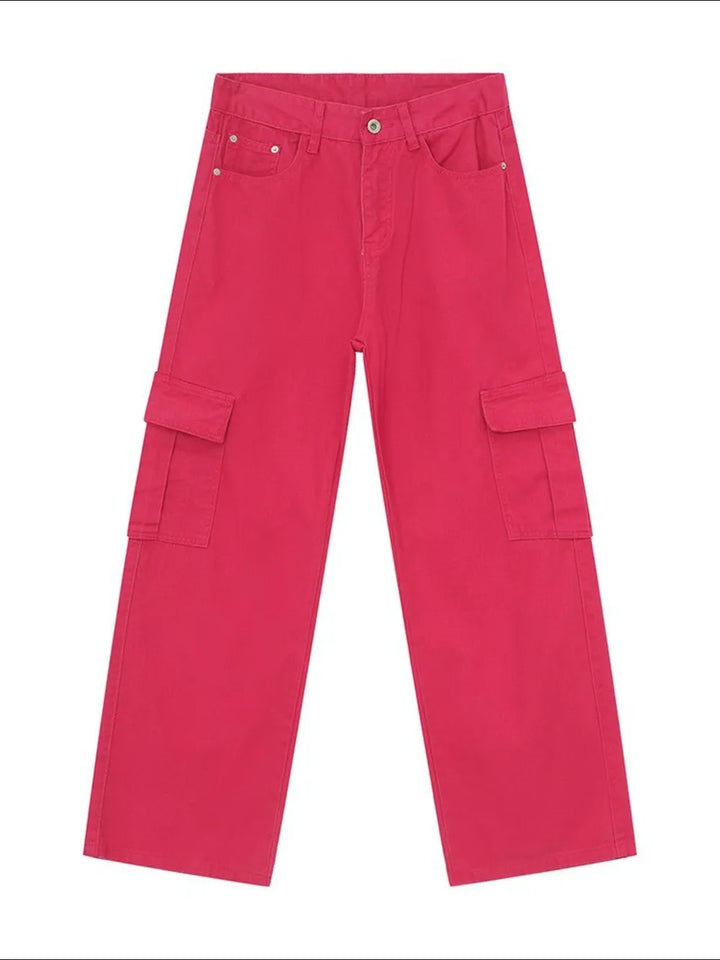 Wide Leg Cargo Jeans