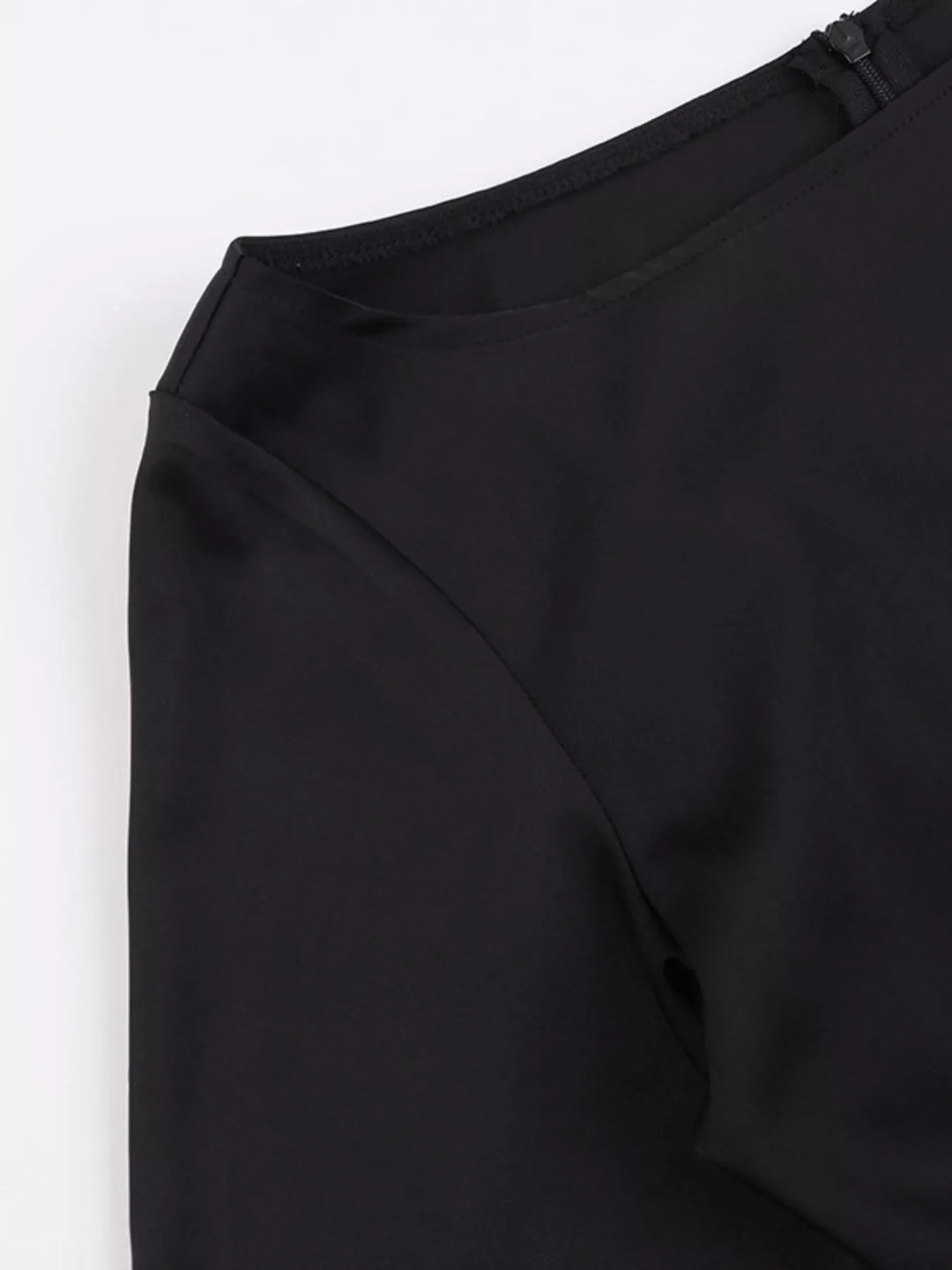Elegant Mini Dress with Fare Sleeves