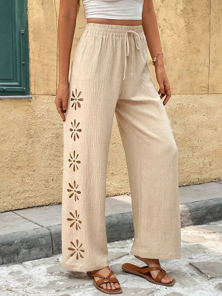 Casual Wide-Leg Pants