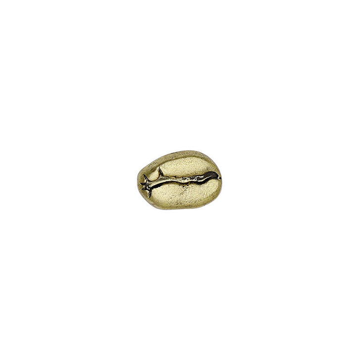 Metal Coffee Bean Brooch Lapel Pin Accessory