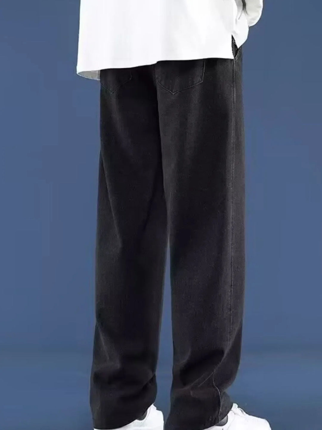 Men's Full Size Wide Leg Jeans Plus Size