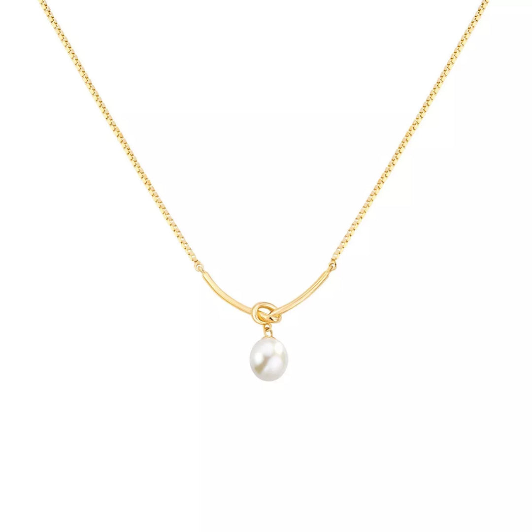 925 Sterling Silver Pearl Necklace