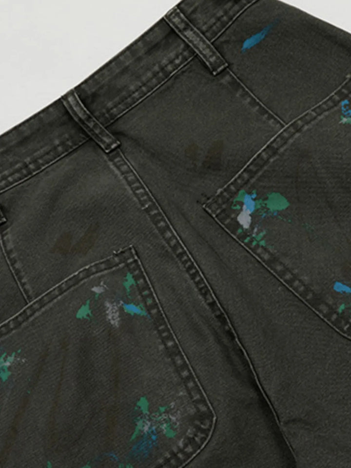 Men's Wide Leg Cargo Jeans