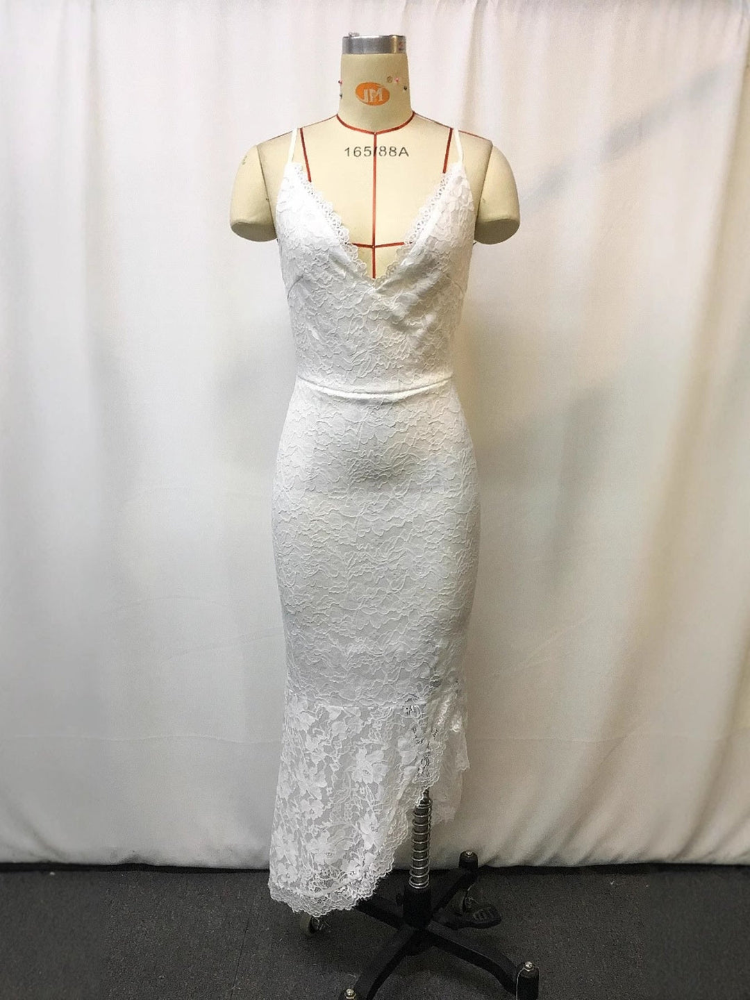 Full Size Lace V-Neck Sleeveless Dress Plus Size