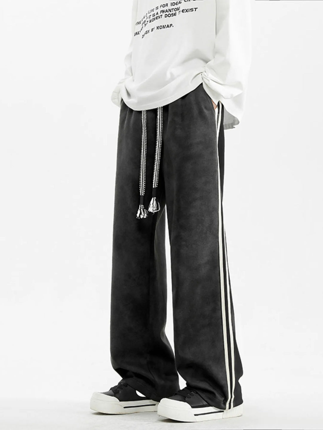 Men's Plus Size Drawstring Loose Fit Pants