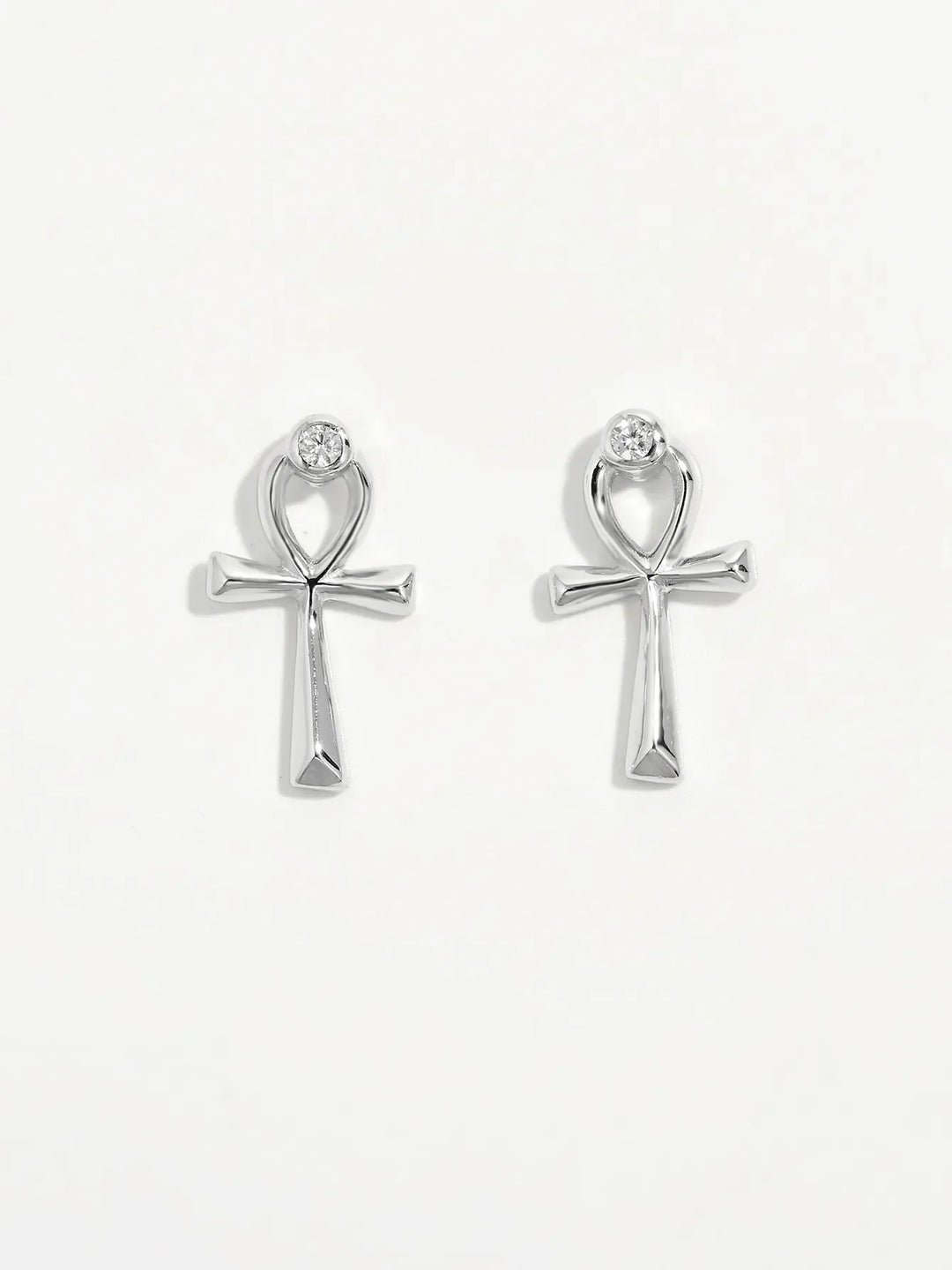 925 Sterling Silver Inland Zircon Earrings