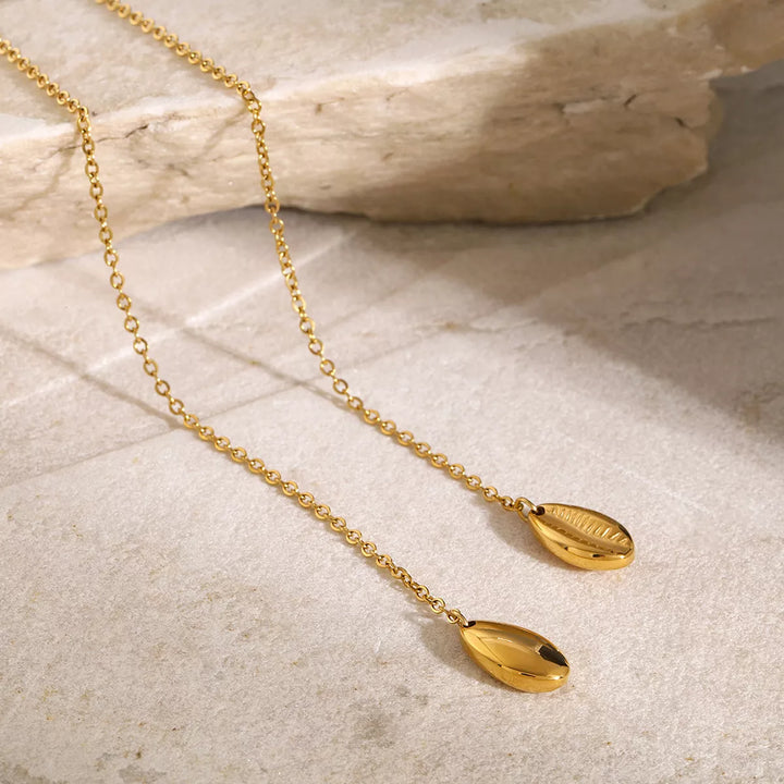 18K Gold-Plated Y-Shaped Necklace