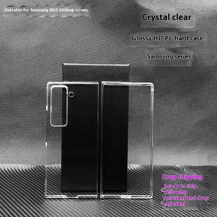 Applicable To High-permeability PC Transparent Hard Shell HD Anti-fall Phone Case