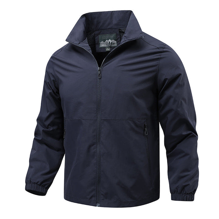 Outdoor Breathable Casual Jacket Mid- To Young-Adult Stand-Collar Jacket