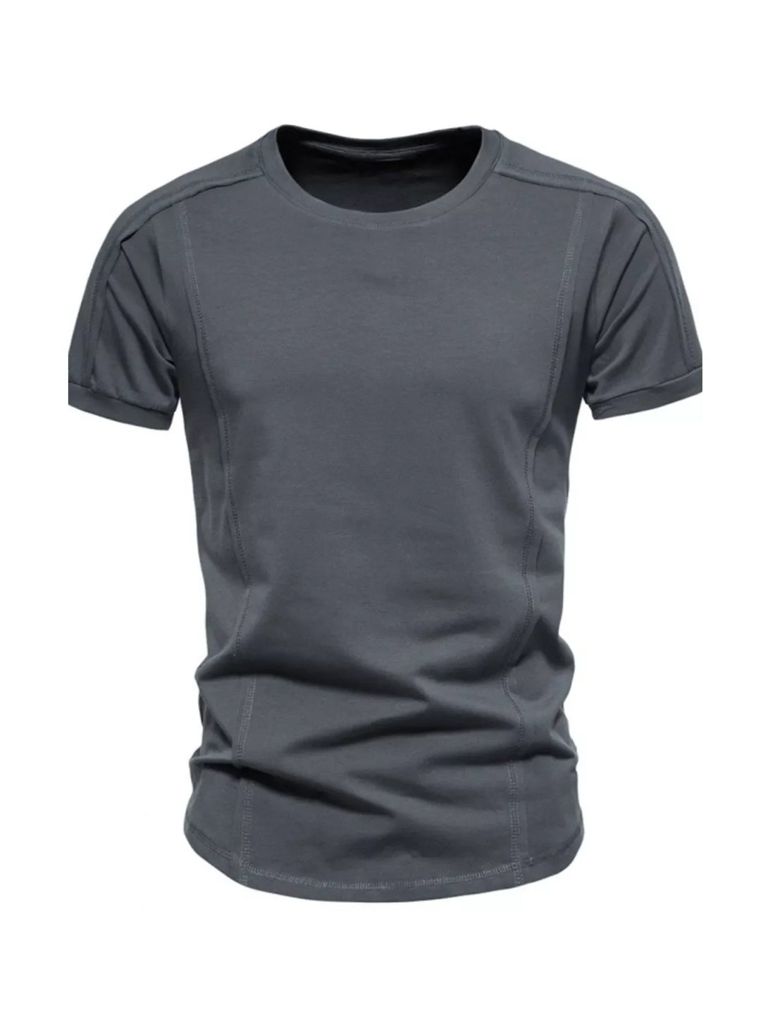 Men's Plus Size Round Neck Tactical Style T-Shirt