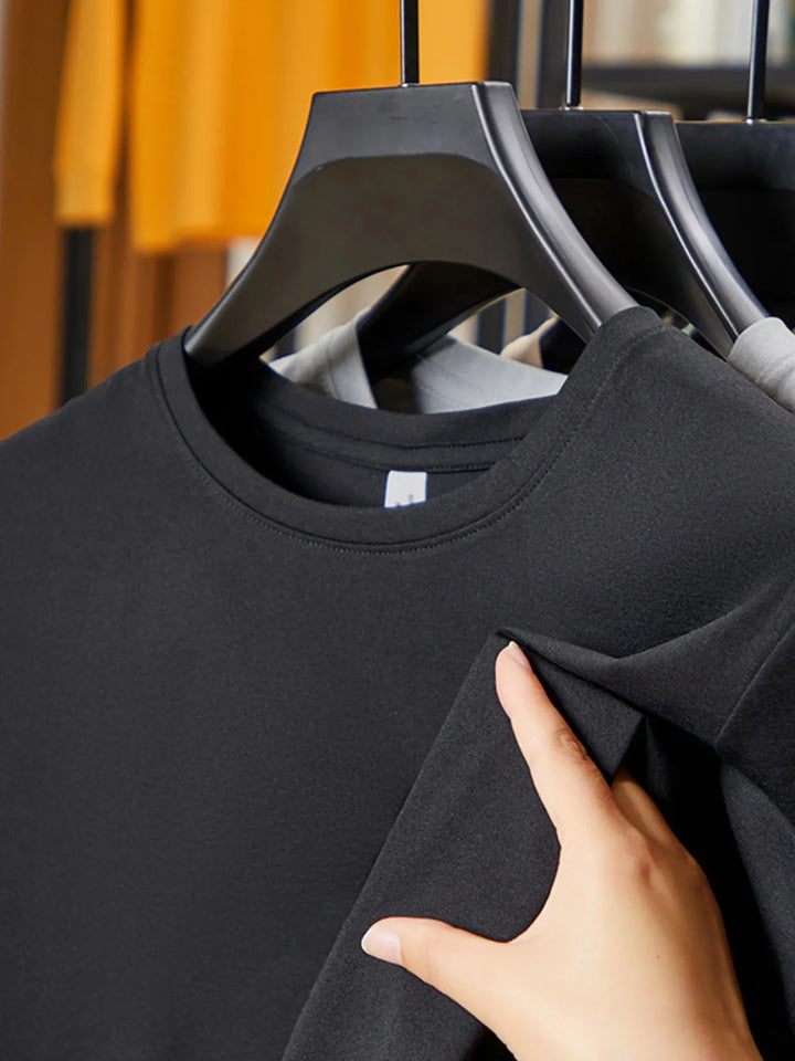 Men's Plus Size Round Neck Short Sleeve T-Shirt