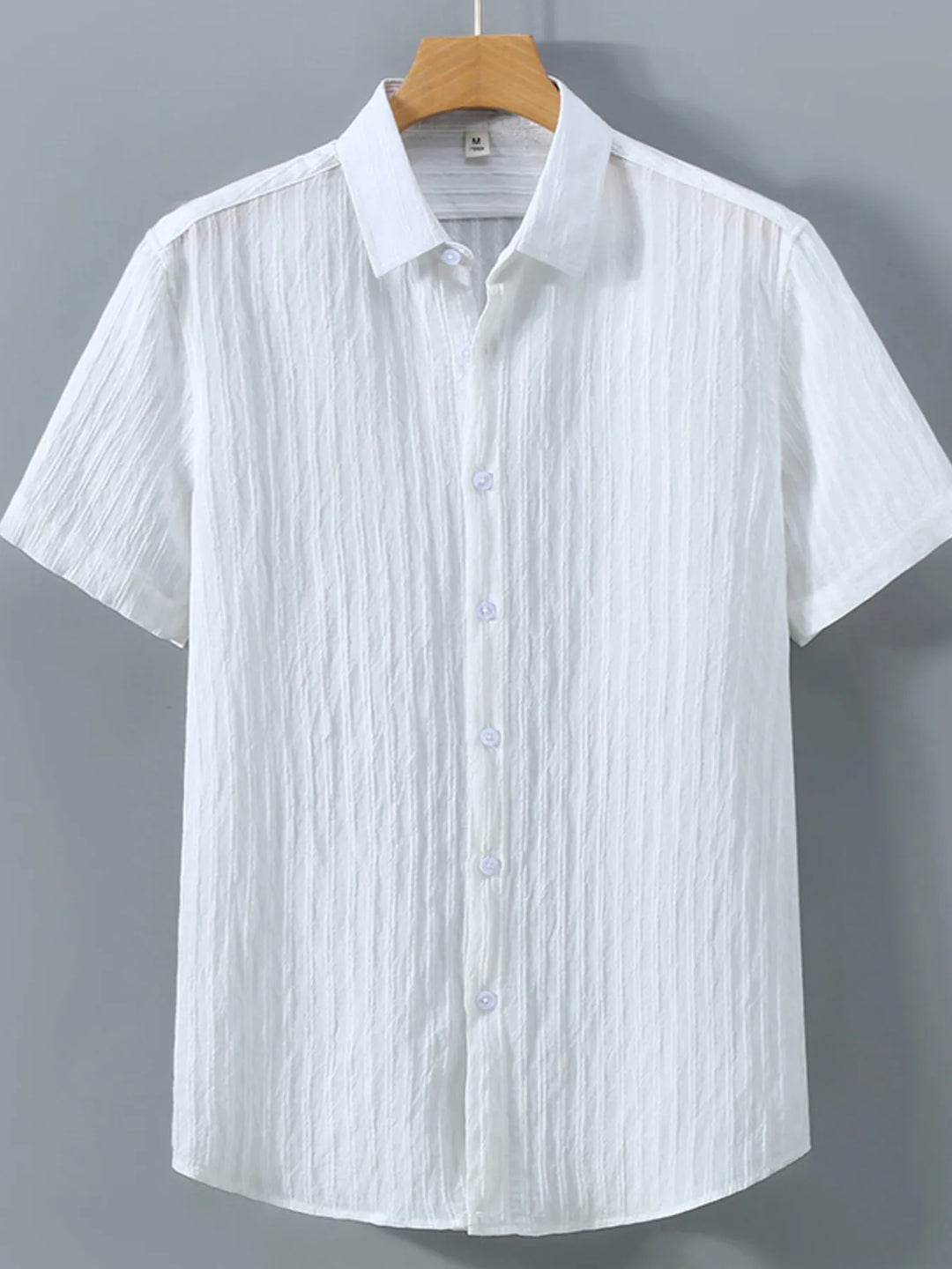 Men's Plus Size Button Up Short Sleeve Shirt