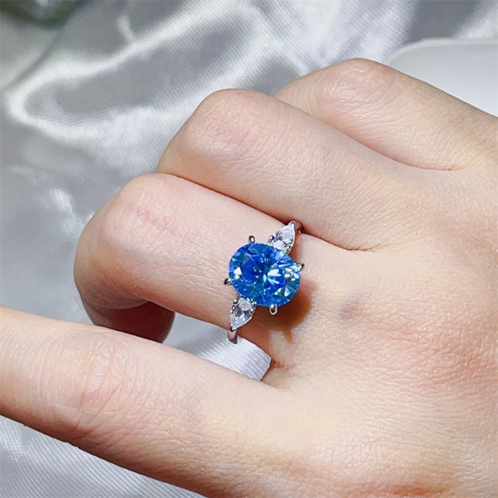 3 Carat Moissanite 925 Sterling Silver Ring