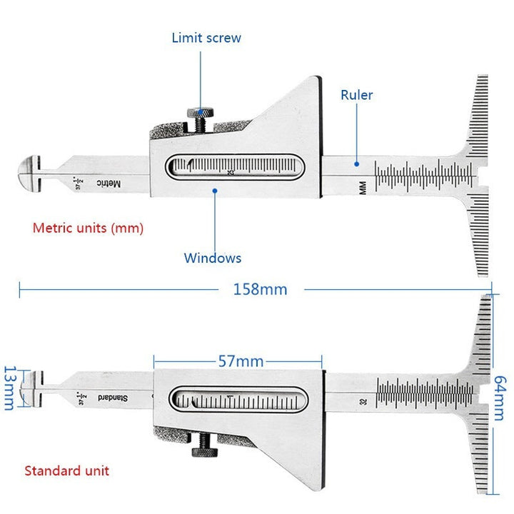 Wrong Edge Inspection Ruler For Welding Seam Of Large Height And Low Gauge