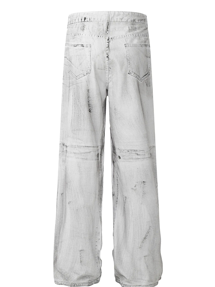 Men's Wide Leg Baggy Jeans