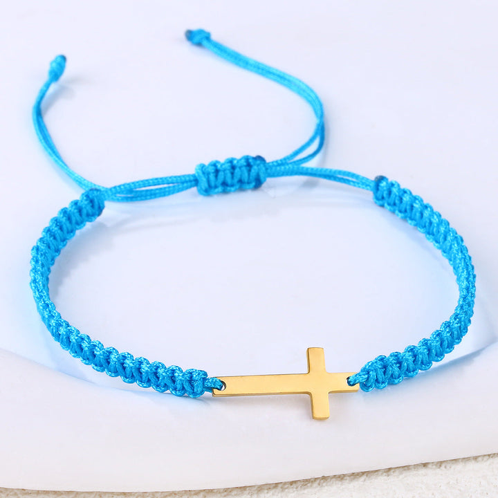 Handmade Bracelet Women's European And American Colorful Stainless Steel