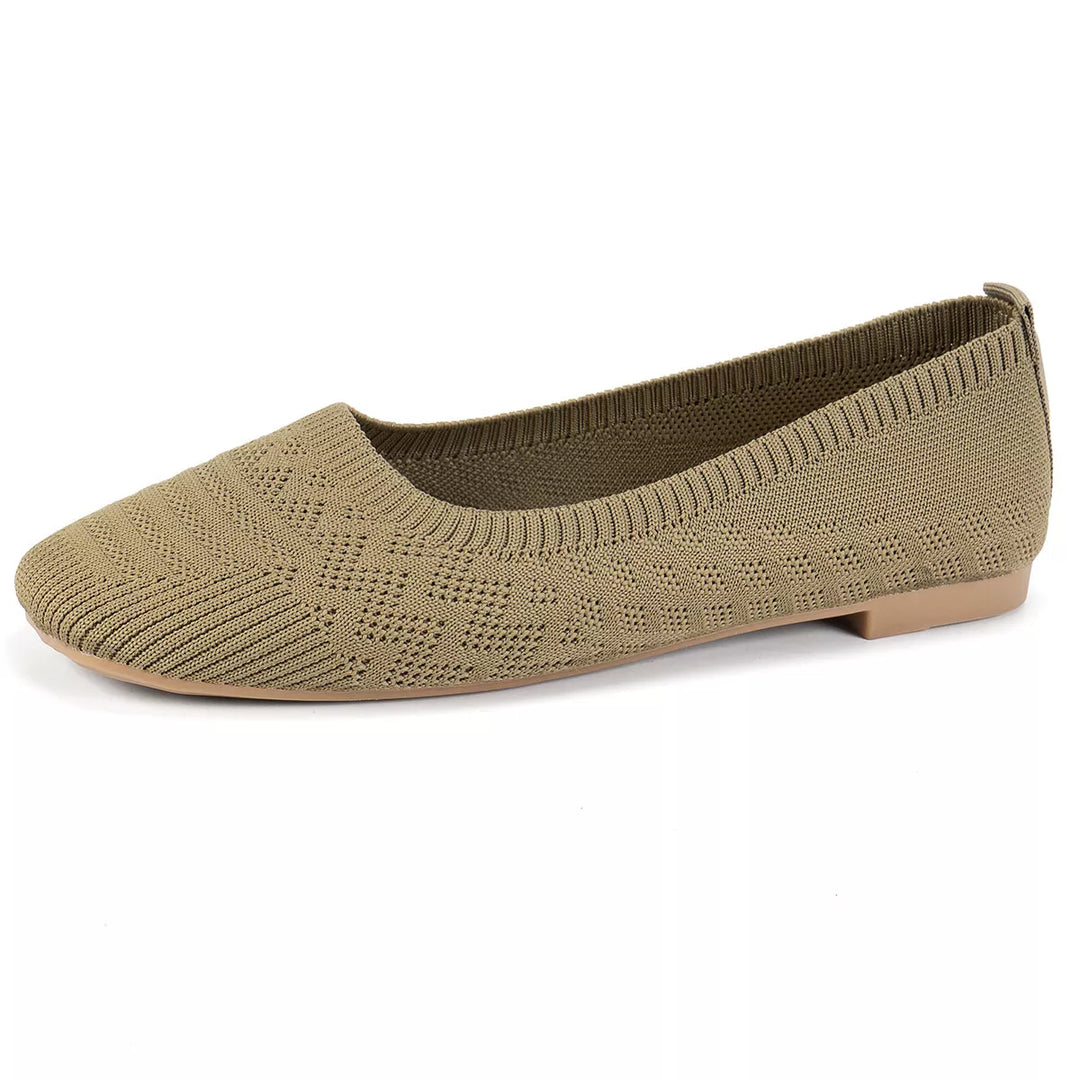 Square Toe Slip-Ons