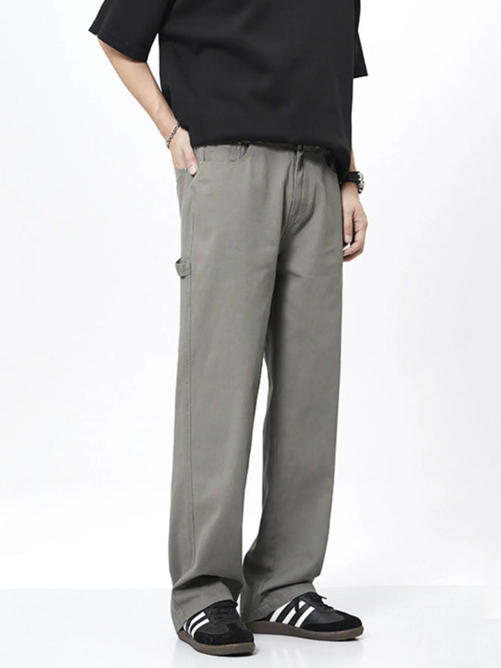 Men's Plus Size Wide Leg Pants