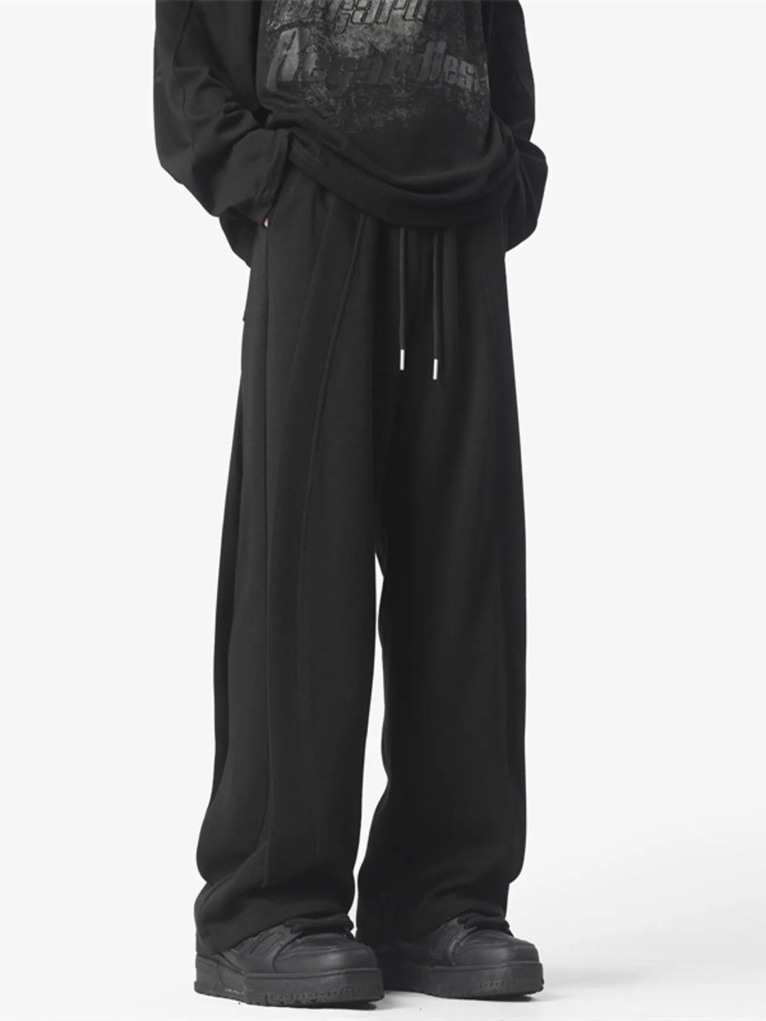 Men's Full Size Loose Fit Drawstring Pants Plus Size