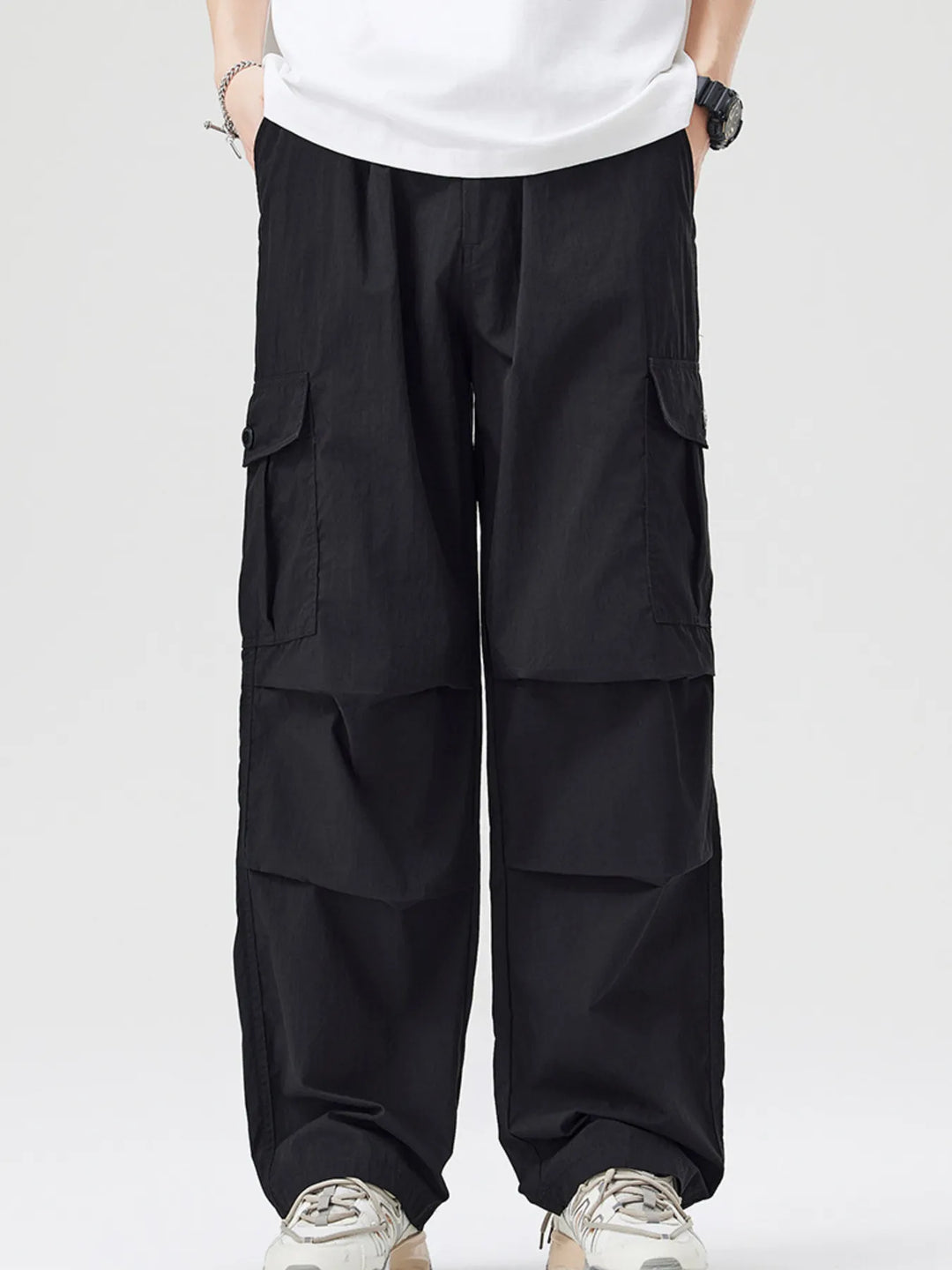 Men's Full Size Loose Fit Cargo Pants Plus Size