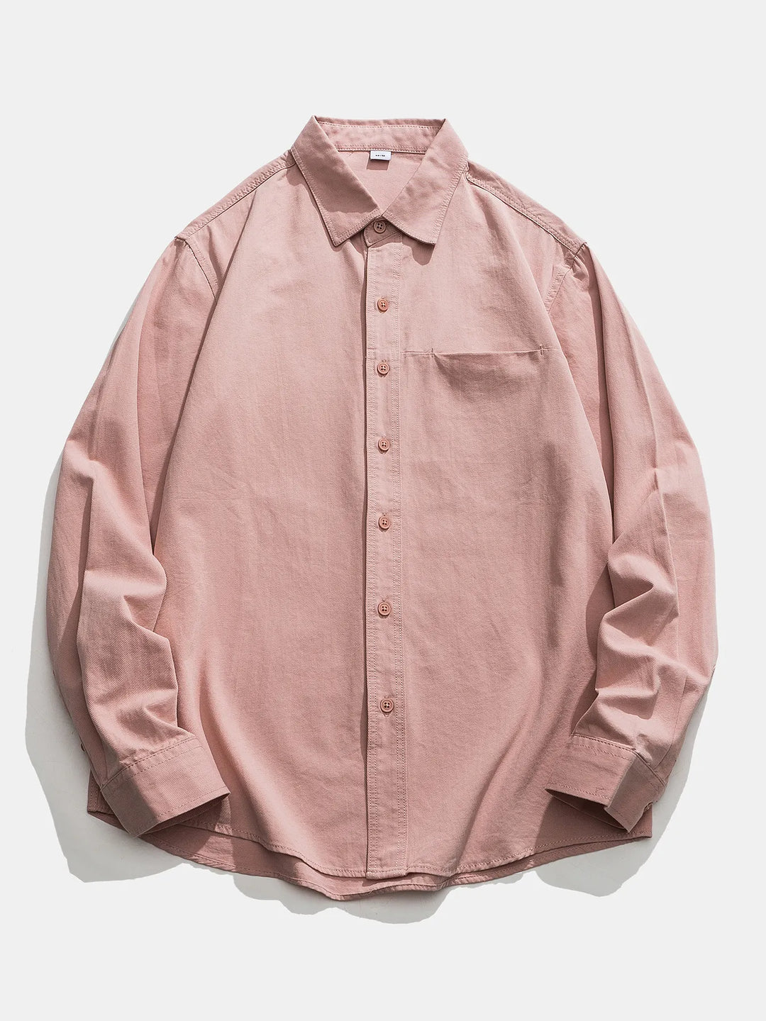 Men's Plus Size Casual Long Sleeve Shirt