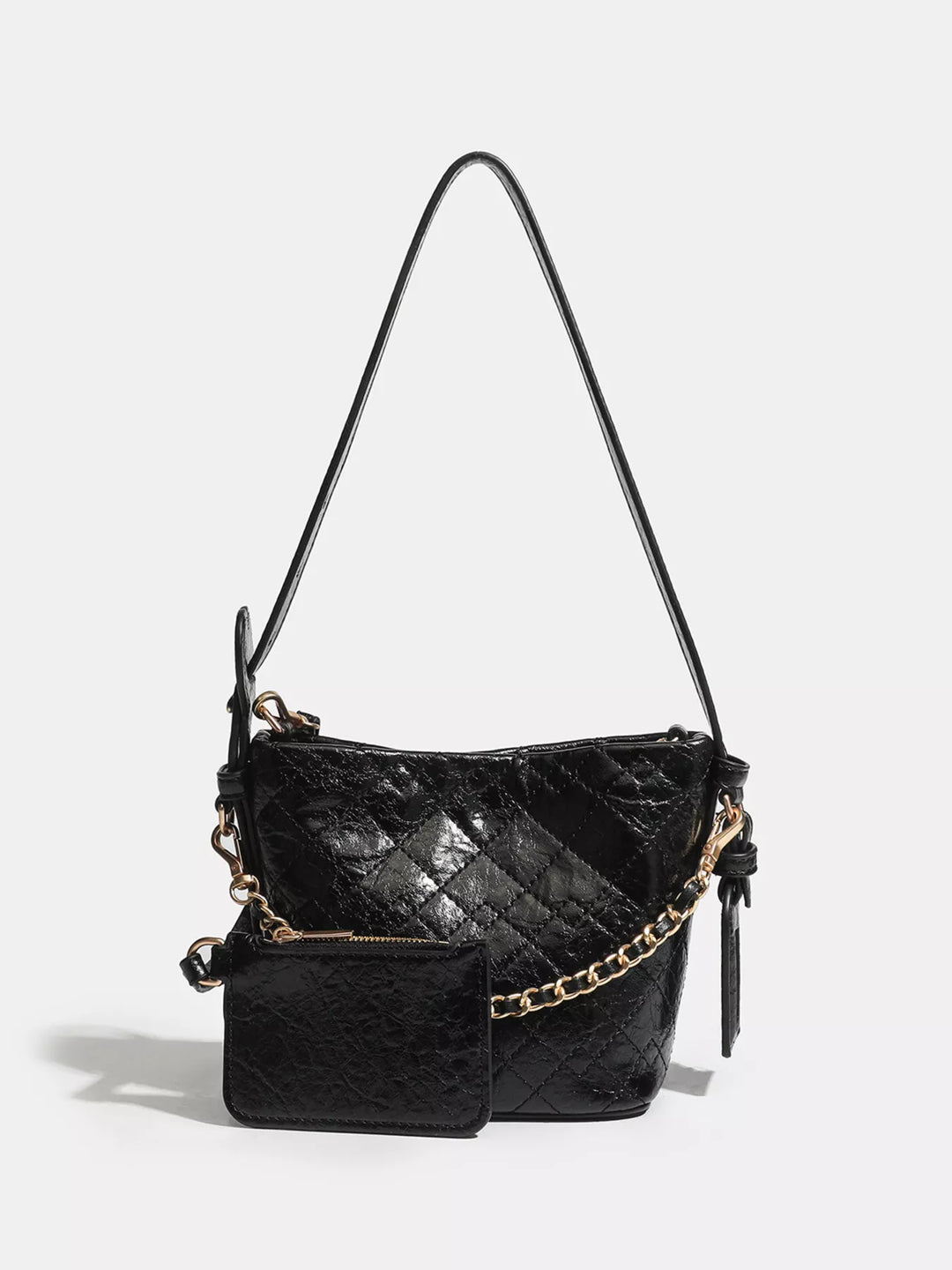Adjustable Strap Bucket Bag