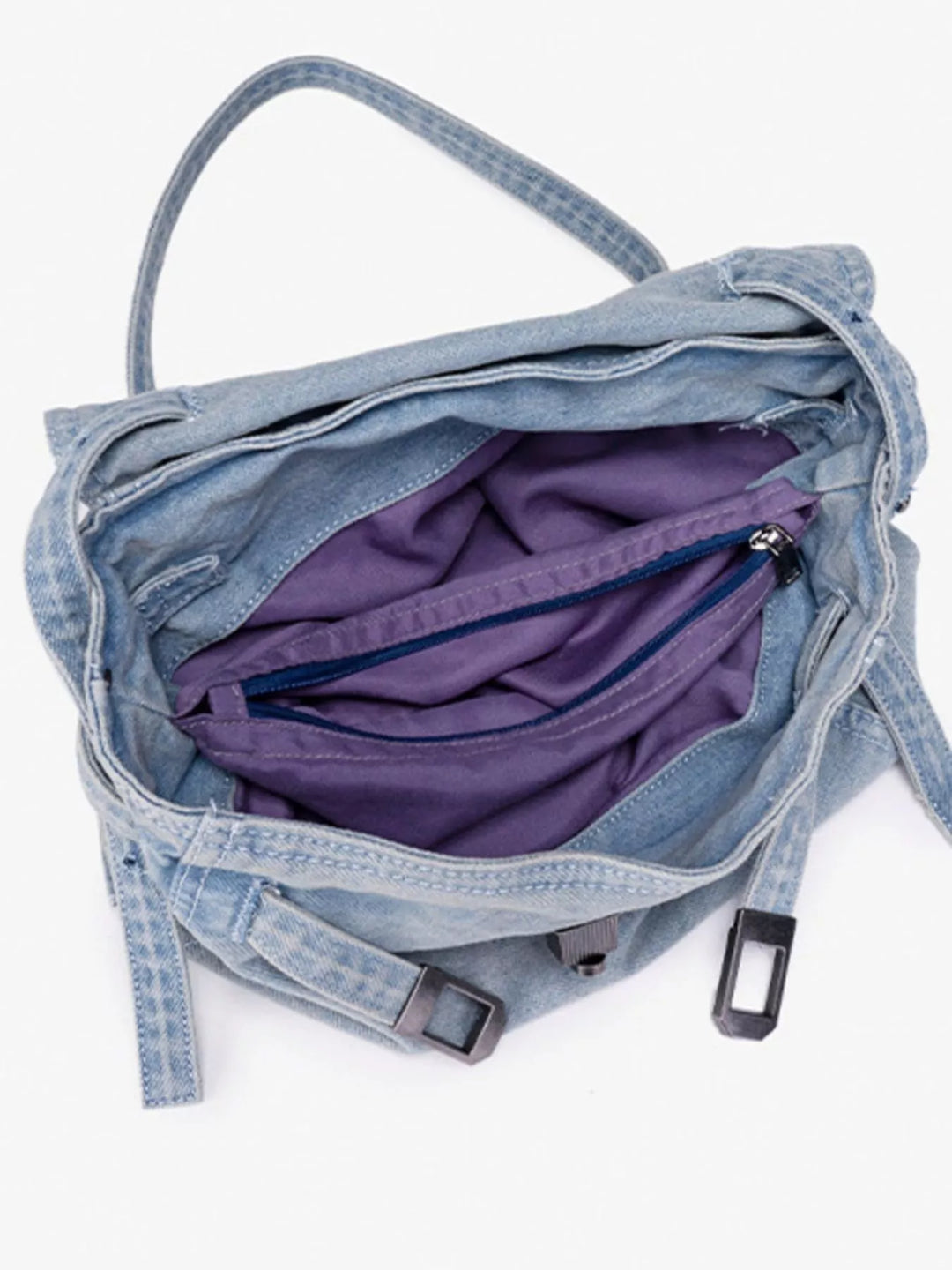 Vintage Denim Shoulder Bag
