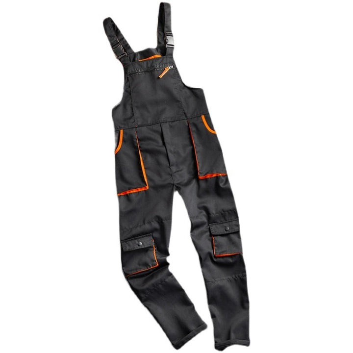 Retro Casual Workwear Overalls For Men Hip-hop Dungarees Work Clothes