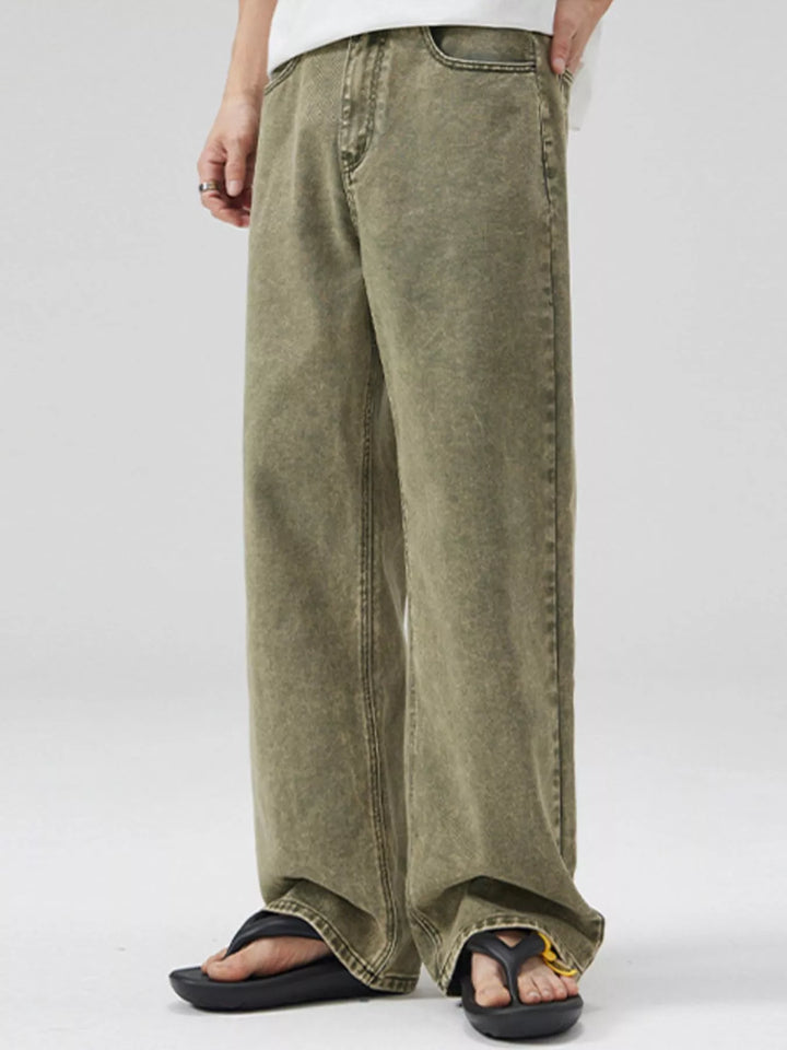 Men's Full Size Wide Leg Jeans Plus Size