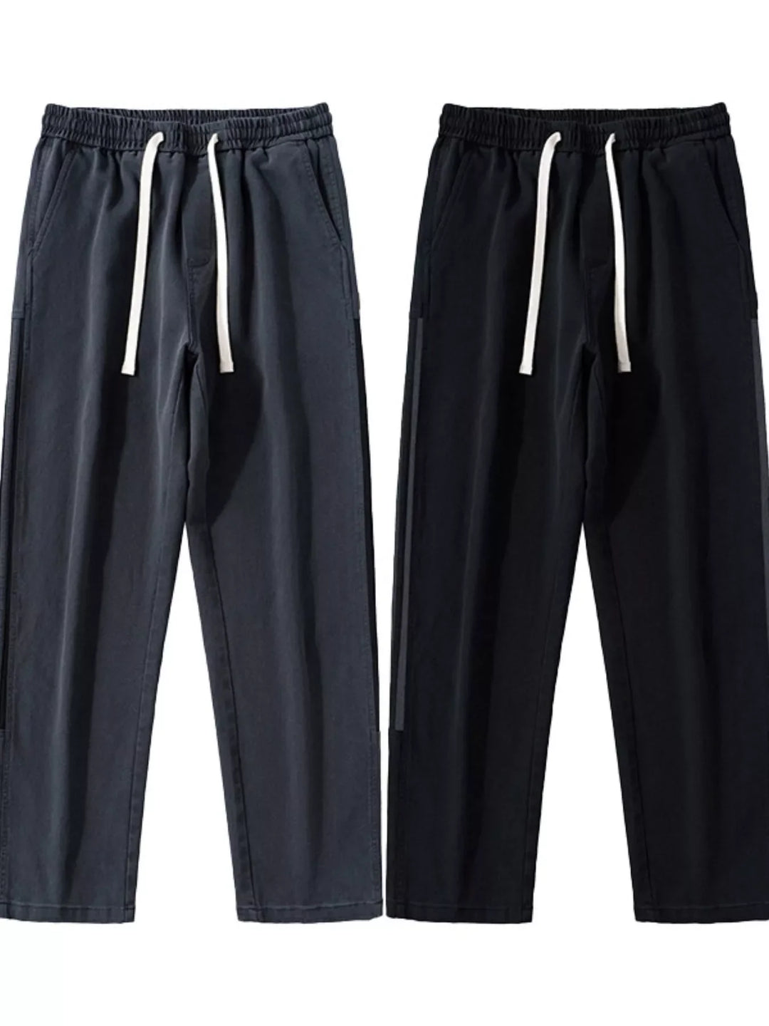 Men's Full Size Loose-Fit Drawstring Casual Pants Plus Size