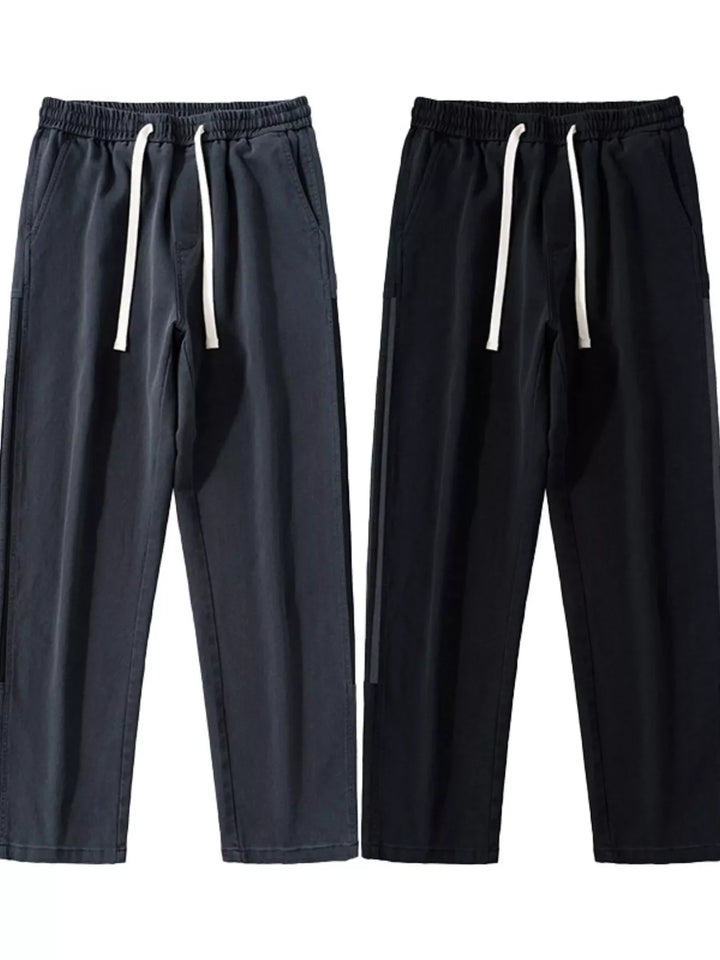 Men's Full Size Loose-Fit Drawstring Casual Pants Plus Size