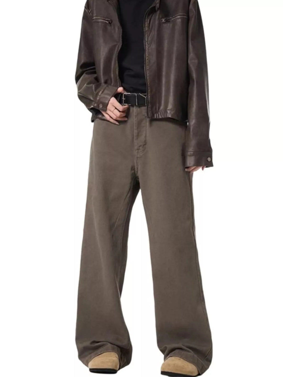 Men's Full Size Wide Leg Jeans Plus Size