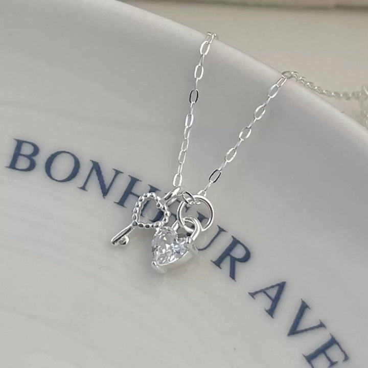 925 Sterling Silver Heart Necklace