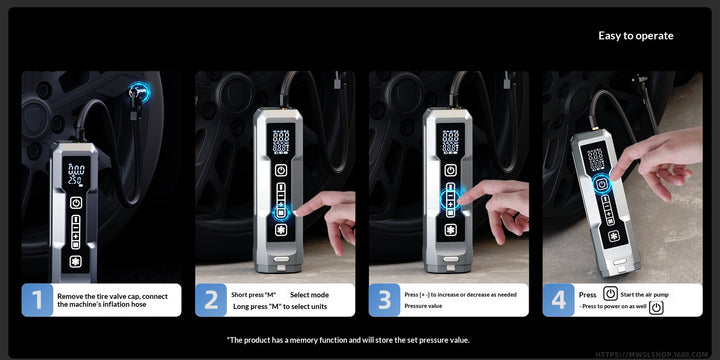Multifunctional Cordless Car  Starter & Tire Inflator Vacuum Cleaner, High Power For Vehicles