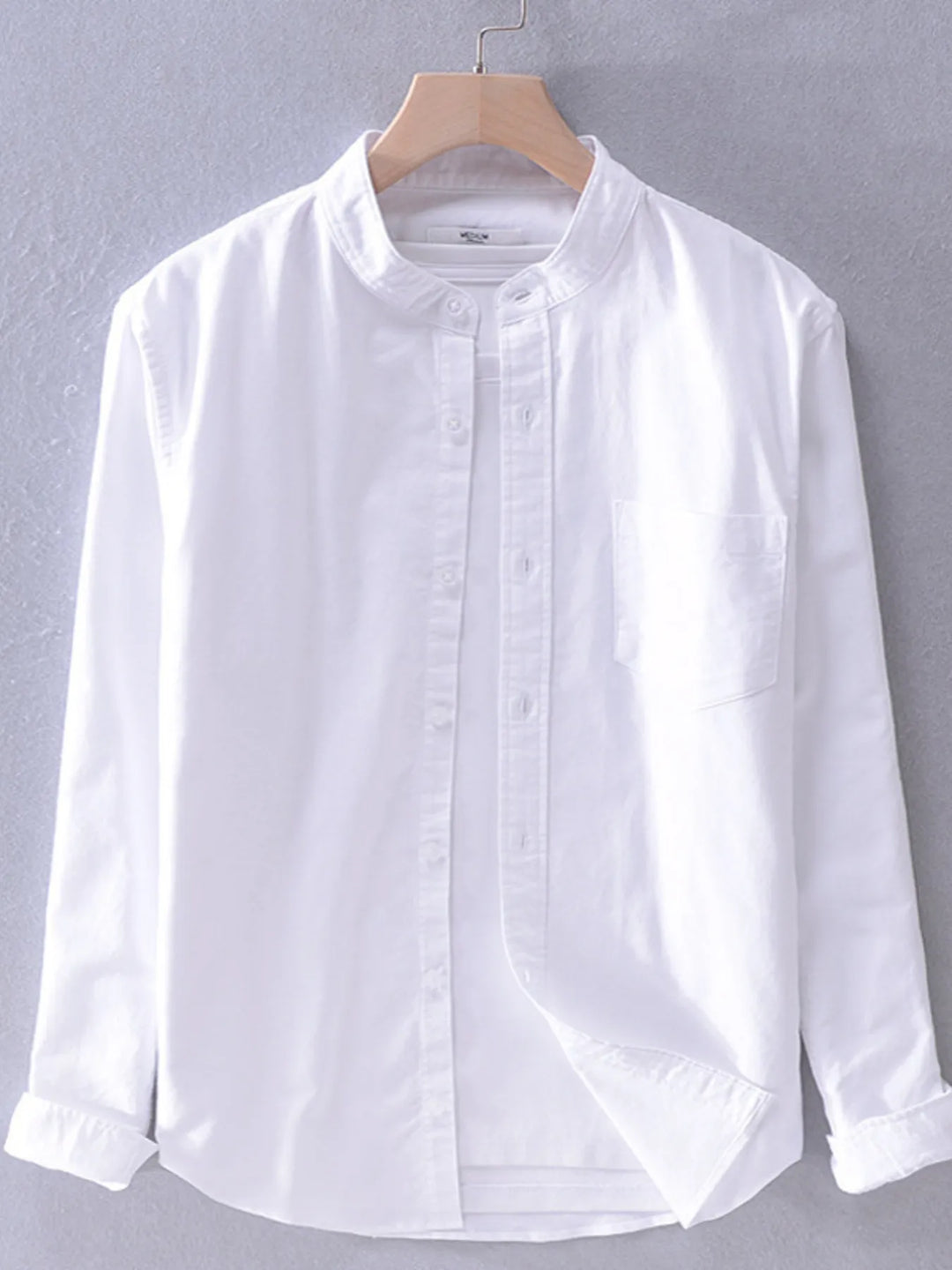 Men's Plus Size Button Up Long Sleeve Shirt