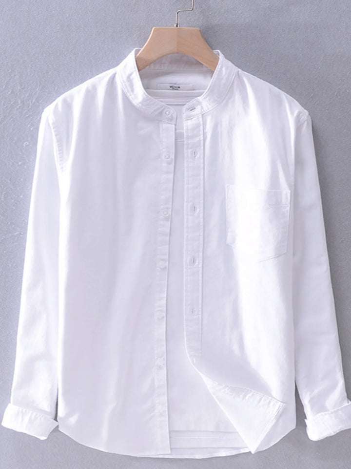 Men's Plus Size Button Up Long Sleeve Shirt