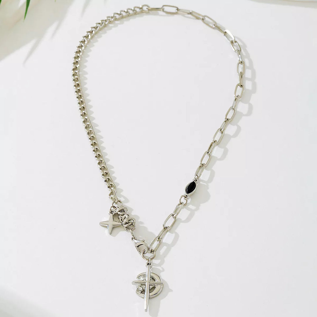 18K Gold-Plated Cross Pendant Necklace