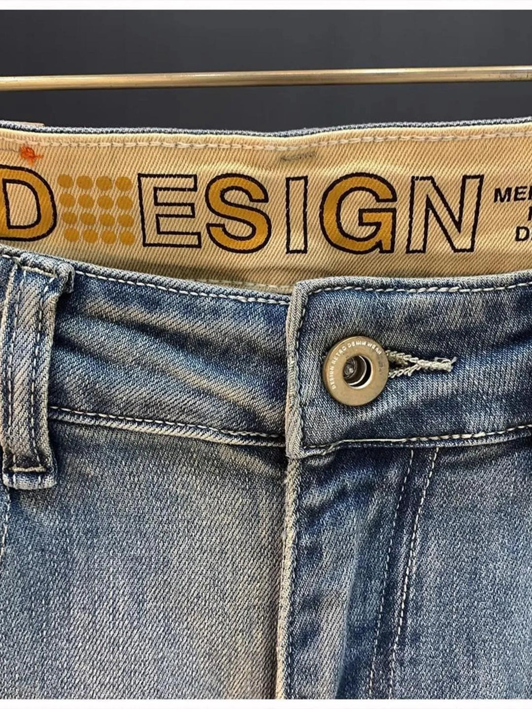 Men's Vintage Washed Distressed Boyfriend Jeans