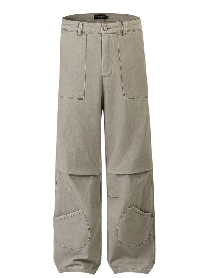 Men's Wide Leg Cargo Pants