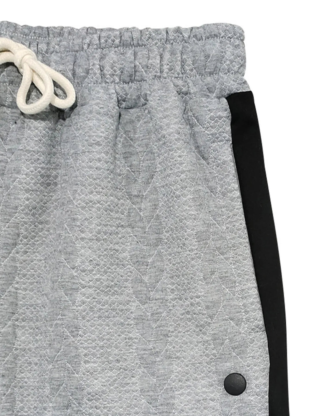 Men's Full Size Textured Drawstring Pants Plus Size