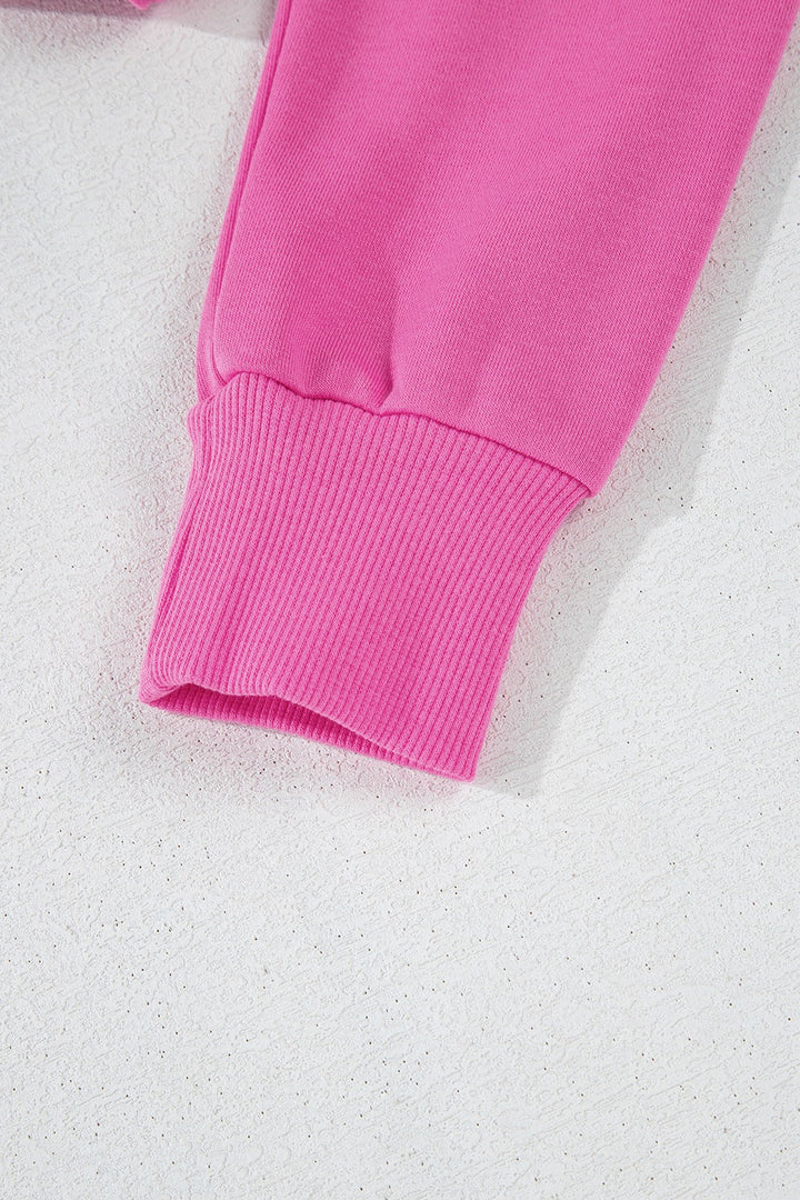 Drawstring Dropped Shoulder Hoodie