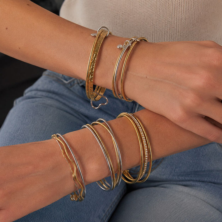 High-end Stainless Steel Zircon Bracelet That Wont Fade