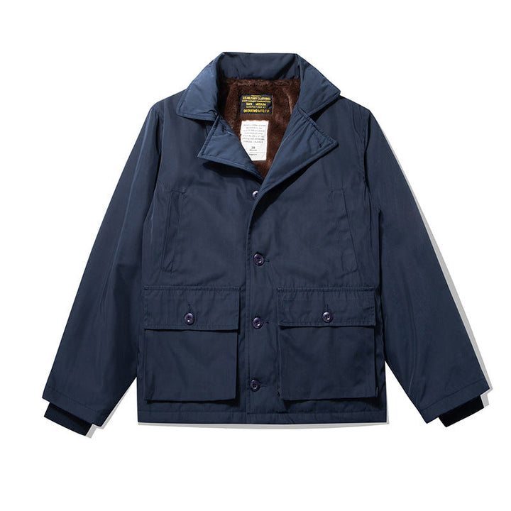 Men's Wool Extra Thick Cotton-padded Jacket